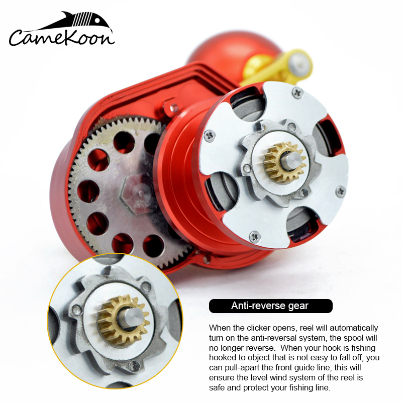 CAMEKOON Overhead Saltwater Re - Trolling Reel ulasan dan harga
