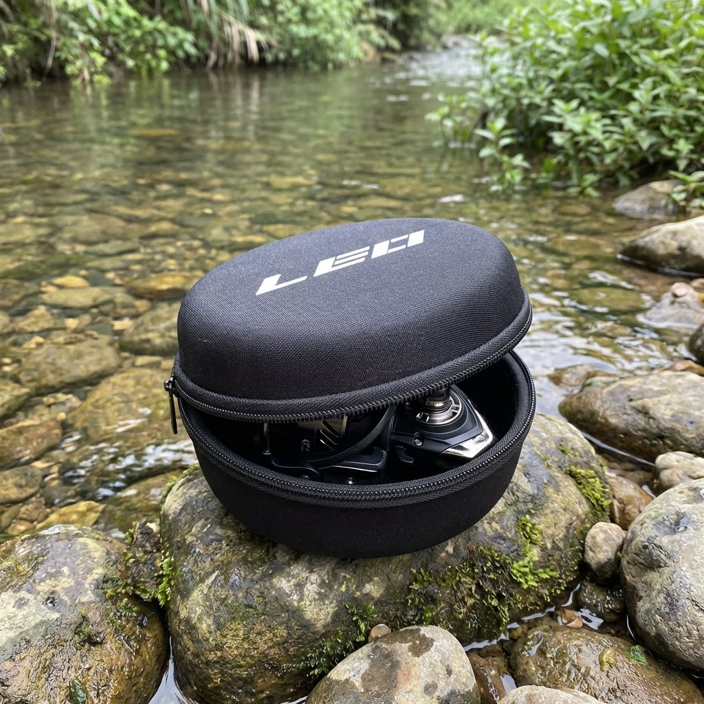 Fishing Reel Storage Bag Round - Reel Bag ulasan dan harga
