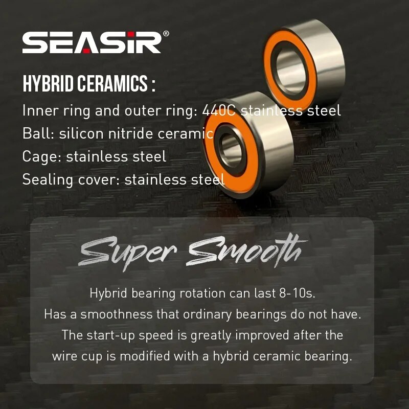 SEASIR Semi-Ceramic Hybrid Fis - Reel Spare Spool ulasan dan harga