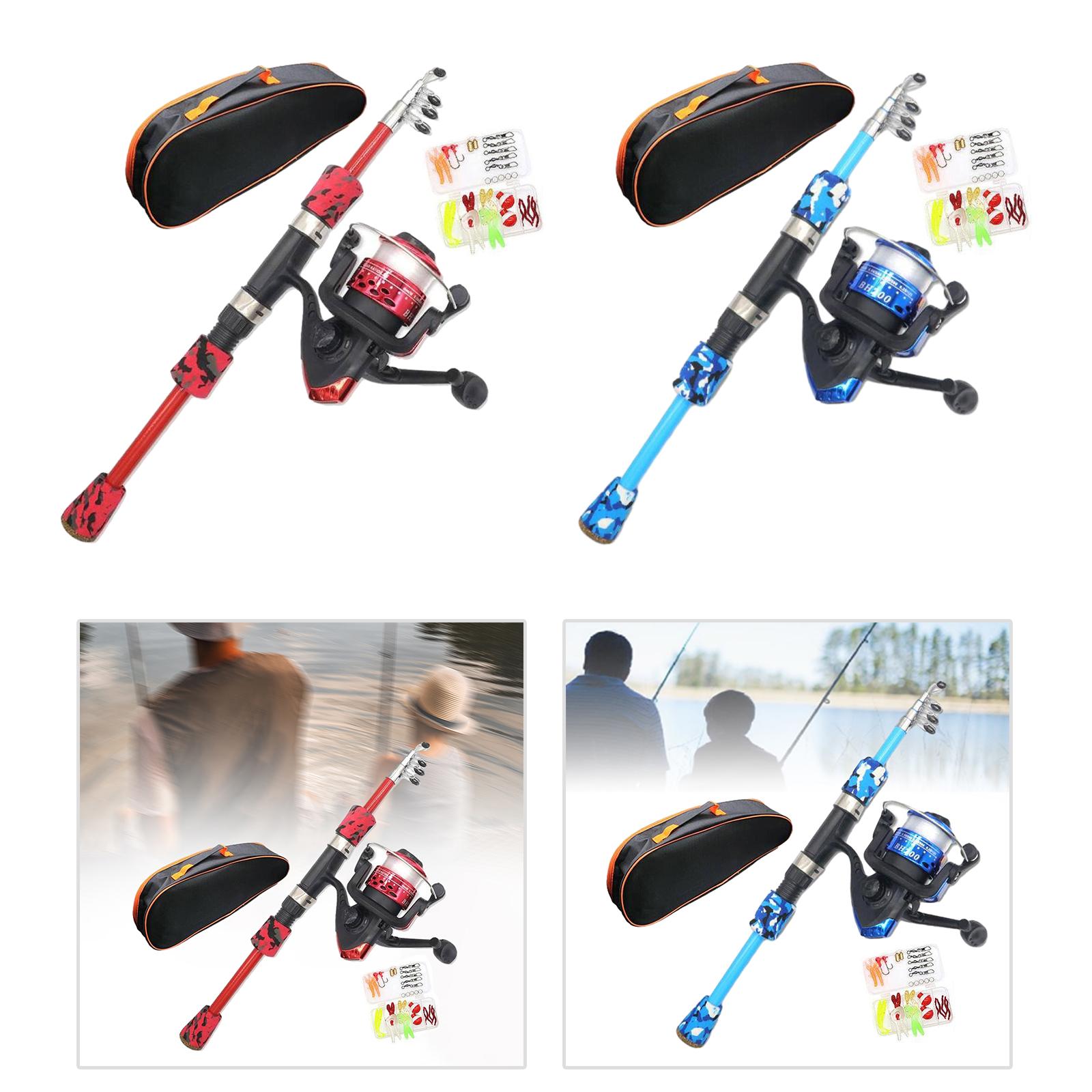 Kids Fishing Rod Set EVA Handl - Reel Bag ulasan dan harga