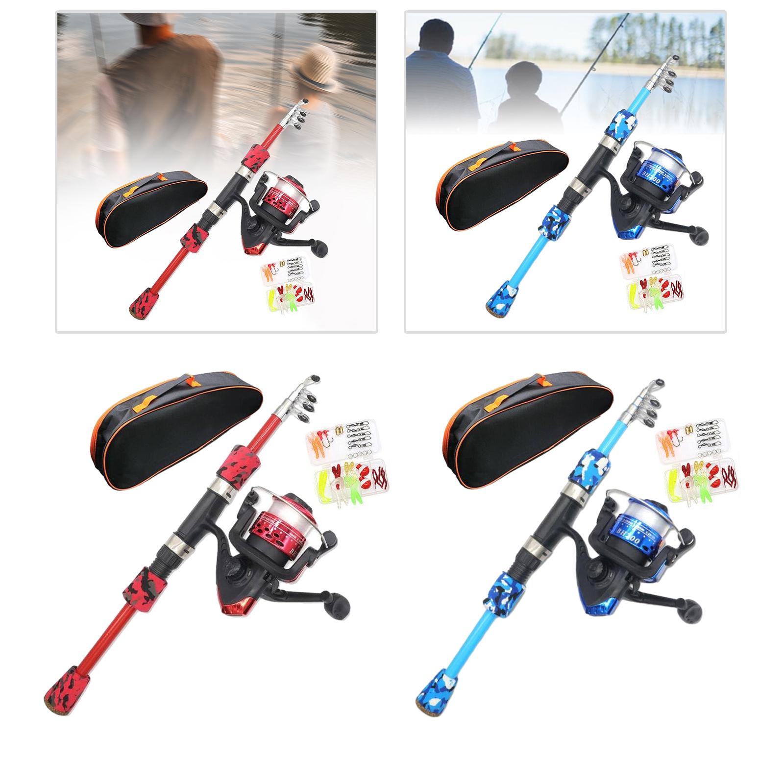 Kids Fishing Rod Set EVA Handl - Reel Bag ulasan dan harga