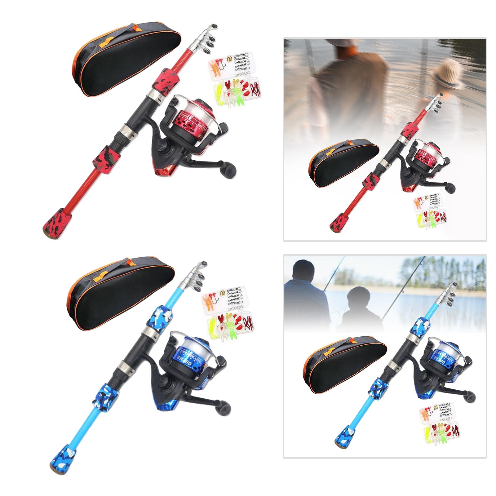 Kids Fishing Rod Set EVA Handl - Reel Bag ulasan dan harga