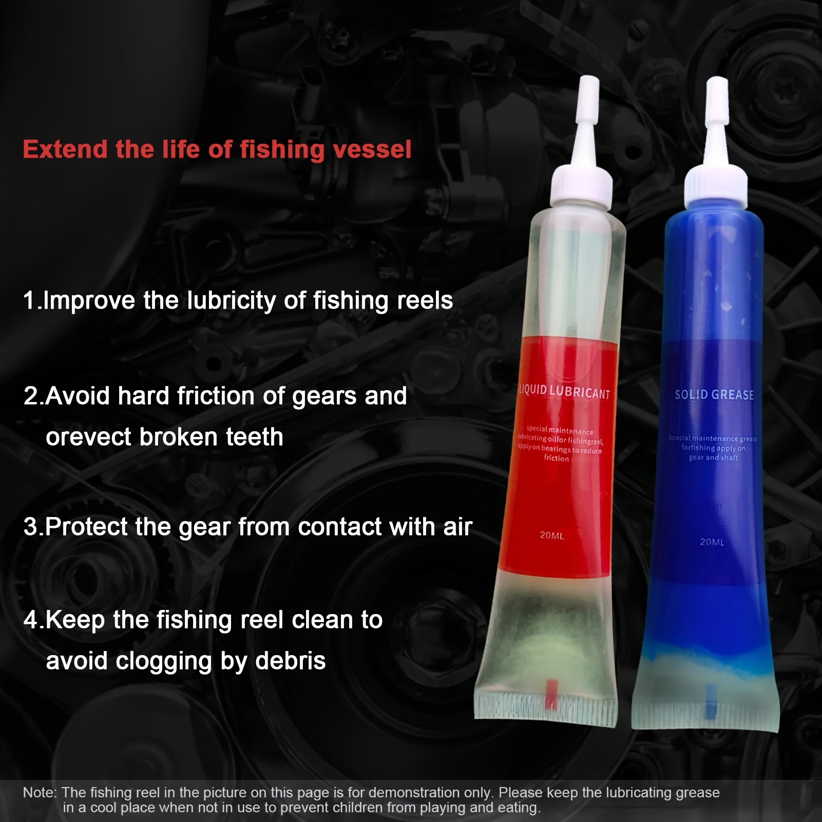 4pcs Fishing Wheel Maintenance - Reel Lubricant ulasan dan harga